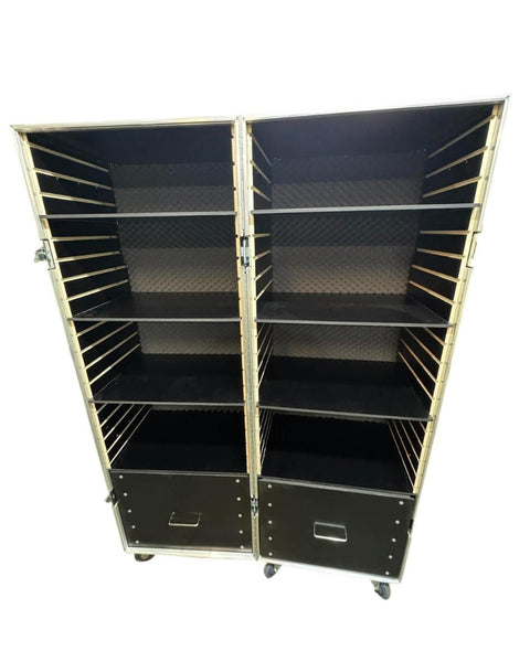 Casebase Wardrobe – Mobile flightcase wardrobe for events
