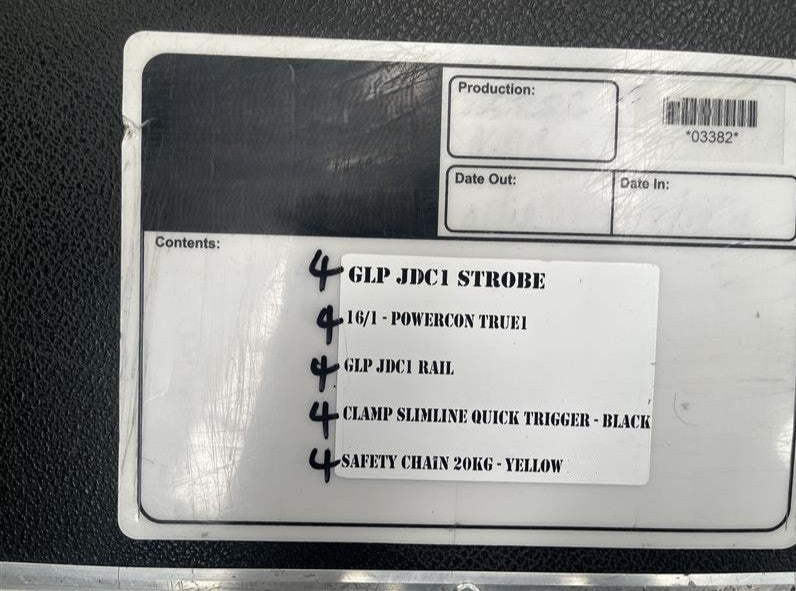 GLP JDC1 Strobe incl. 4-Way Flight Case