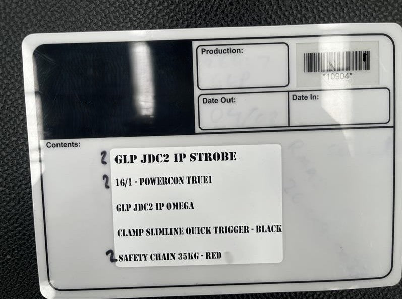 GLP JDC2 IP Strobe incl. 4-Way Flight Case
