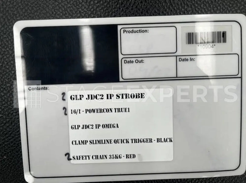 GLP JDC2 IP Strobe incl. 4-Way Flight Case