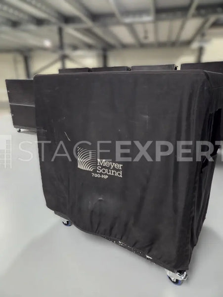 10 x Meyer Sound 700HP (incl. dollies / covers) – no defects