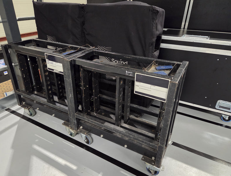 16x Meyer Sound Melodie (incl. 4x MG grids / dollies / covers) – no defects