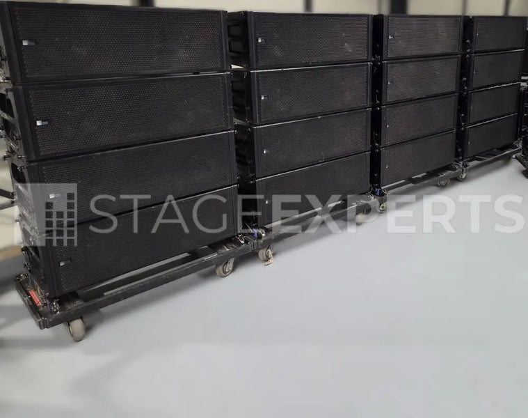16x Meyer Sound Mica (incl. 4x MG grids / dollies / covers) – no defects