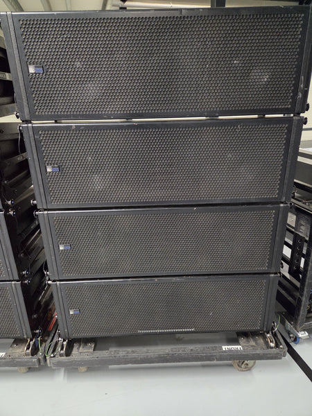 16x Meyer Sound Mica (incl. 4x MG grids / dollies / covers) – no defects