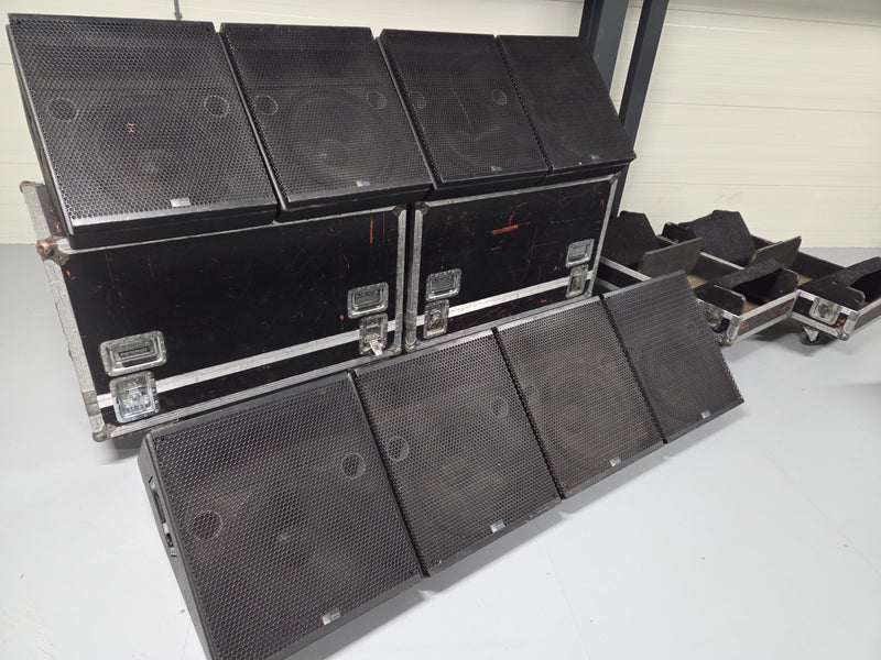 8x Meyer Sound USM1 + Crest Amps + Meyer Sound S1 processors + Flightcases and EP5 Cables