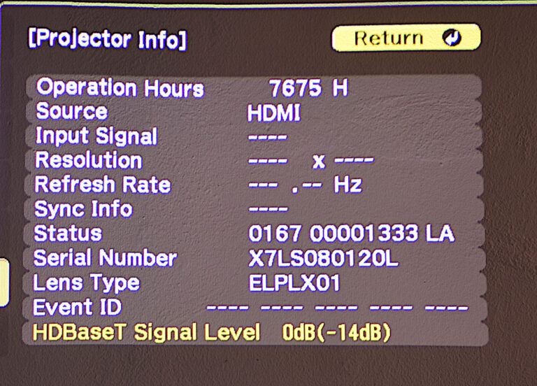 Epson EB-L1070U Laser Projector with UST Lens, 7000 lm