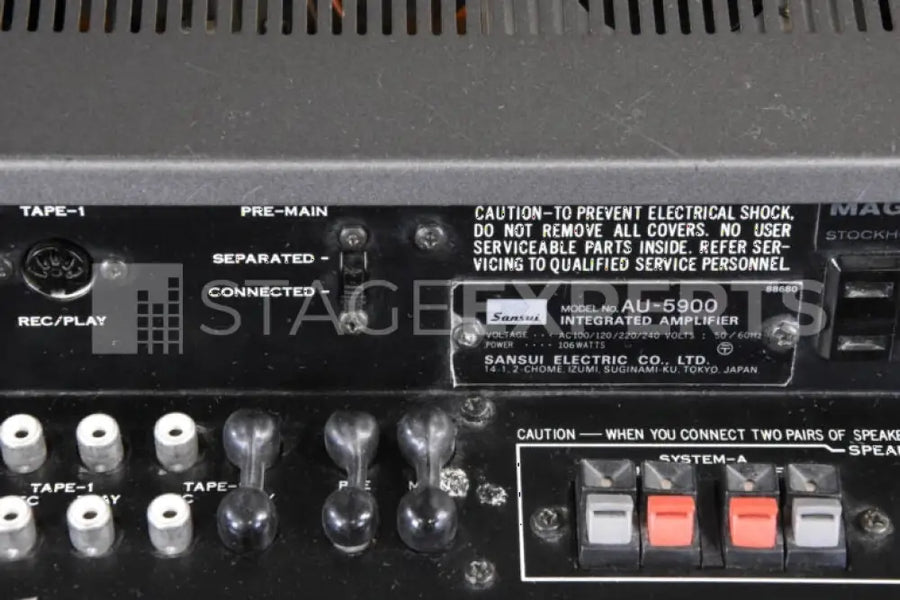 Sansui AU-5900 Integrated Amplifier – Vintage Stereo Hi‑Fi