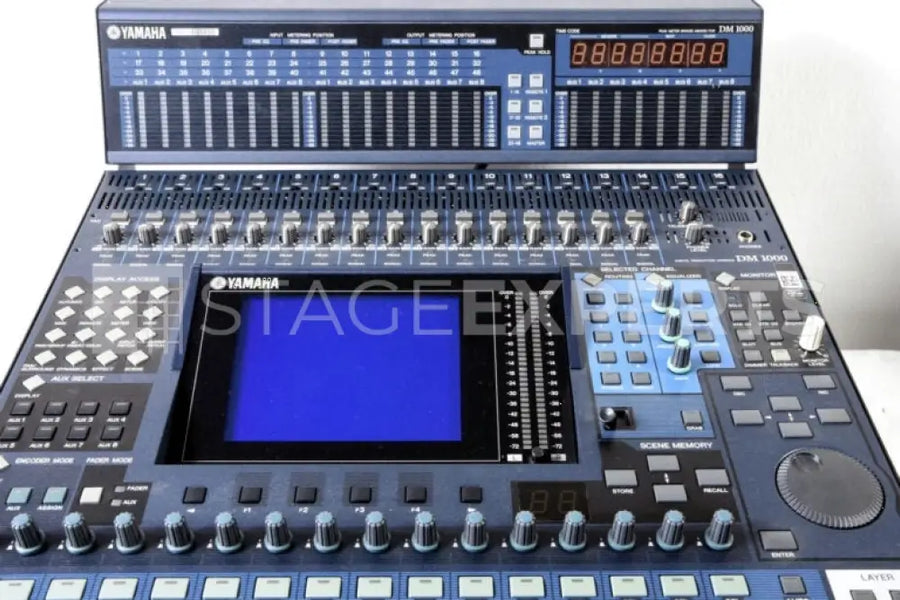 Yamaha DM1000V2 Digital Mixer with Meter Bridge & AES I/O