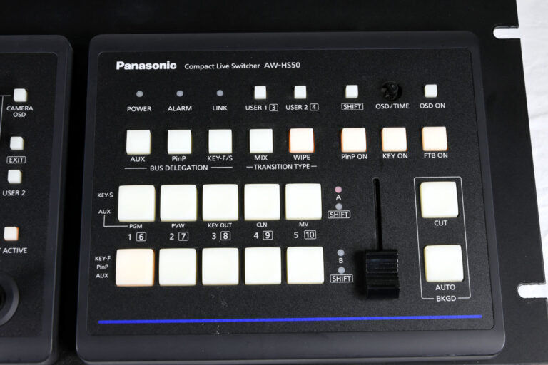 Panasonic AW-RP50 + AW-HS50 PTZ Controller & Switcher Kit