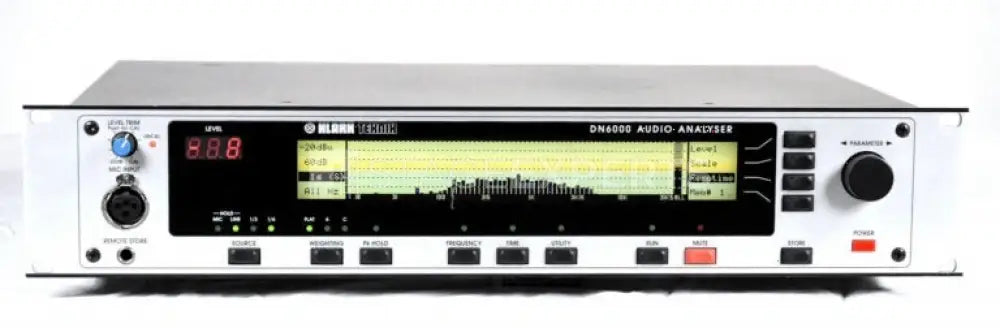 Klark Teknik DN6000 Audio Analyser – 1/6‑Octave, RT60, Leq