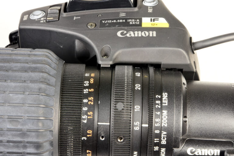Canon YJ12x6.5B4 IRS-A SX12 Broadcast Zoom Lens B4 Mount