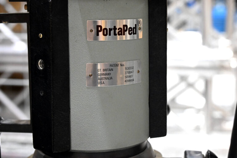 Vinten Tri-Track PortaPed with 3716 Mount | Studio Pedestal