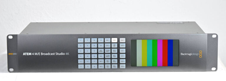 Blackmagic Design 2 M/E Broadcast Studio 4K Live Switcher