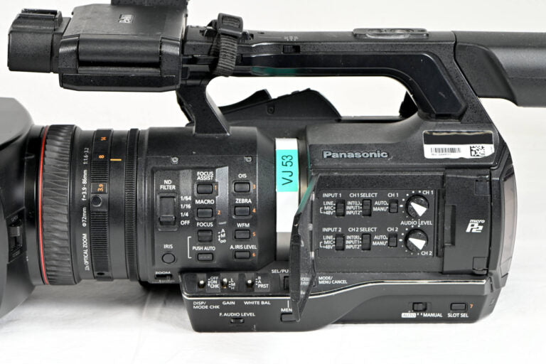 Panasonic AJ-PX270EJ HD Camcorder with P2 Cards & Batteries