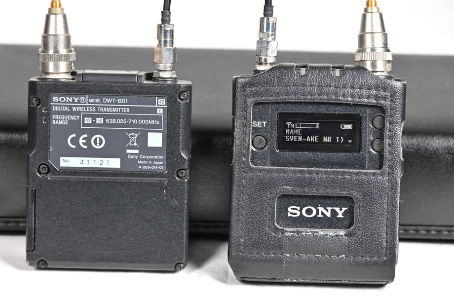 Sony DWA/DWT Digital Wireless Mic Camera System – 4 TX, 2 RX