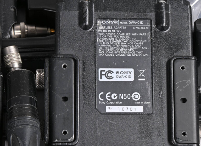 Sony DWA/DWT Digital Wireless Camera System – 4 TX