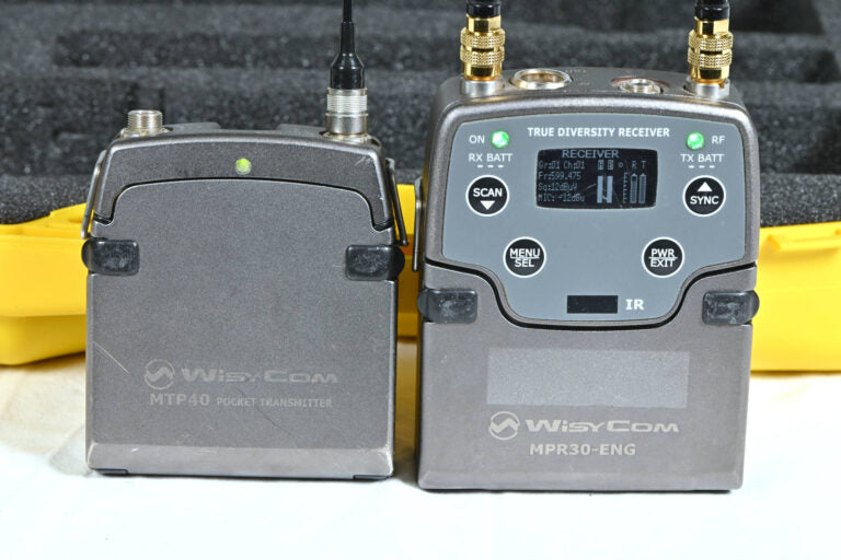 Wisycom MTP40 + MPR30‑ENG Wireless Diversity System 1‑Channel