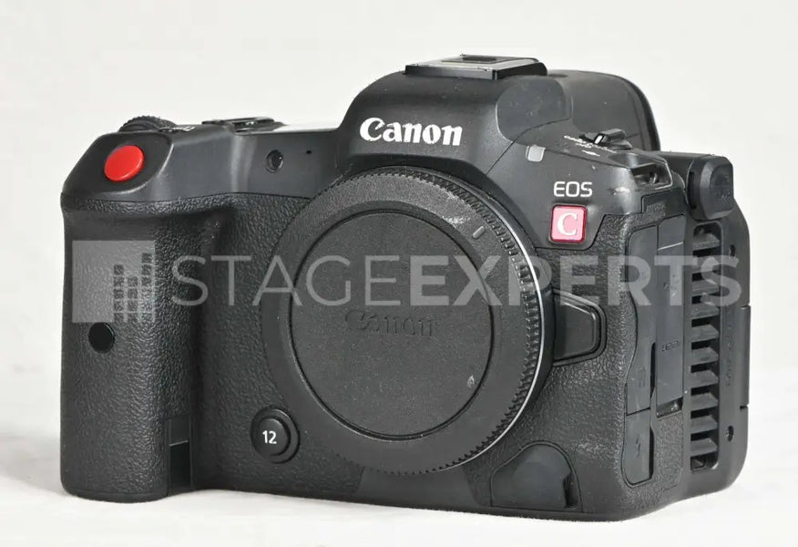 Canon R5 C cinema camera with RF to EF ND adapter & accessories