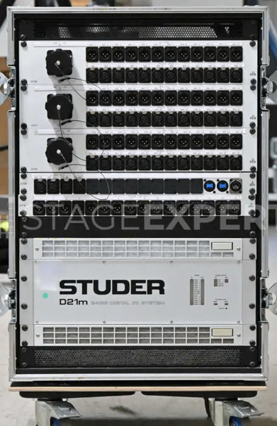 Studer D21m Modular I/O with MADI, cards & rack case included