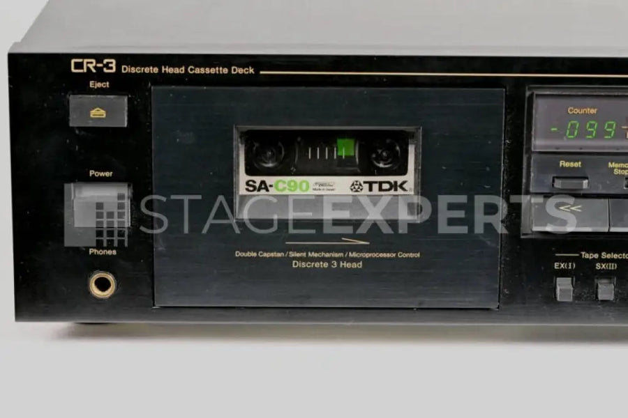 Nakamichi CR-3 Three-Head Cassette Deck | Stage Experts