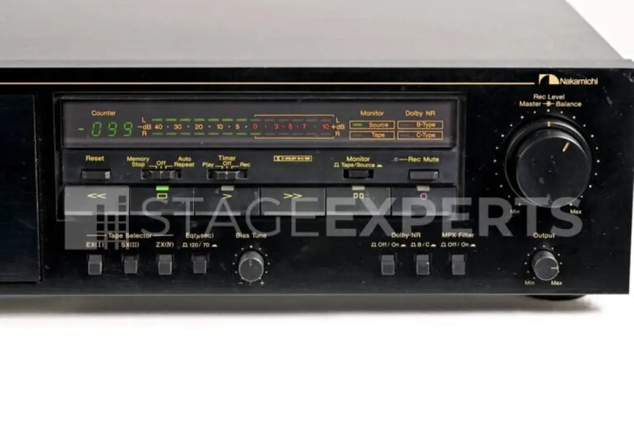 Nakamichi CR-3 Three-Head Cassette Deck | Stage Experts
