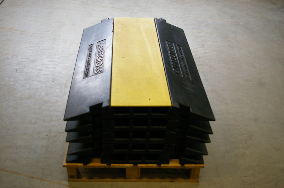 Heavy-Duty Cable Bridges – 5x 3-Channel Set with Lids