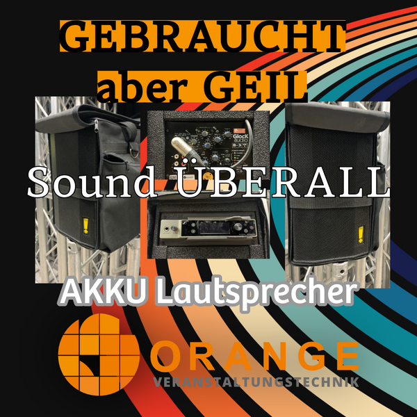 GLOCK Audio B3 8" Speaker with Sennheiser EW-DX Receiver