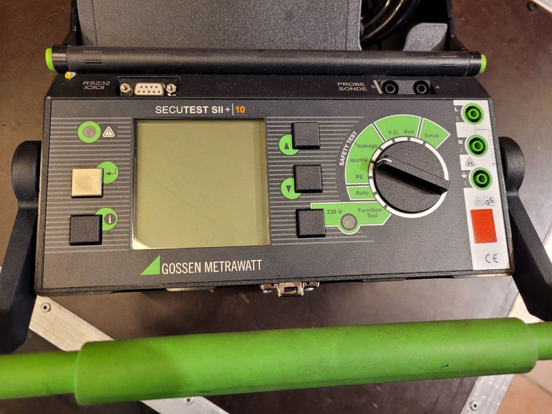 Gossen Metrawatt Secutest SII+10 Portable Safety Tester 10A