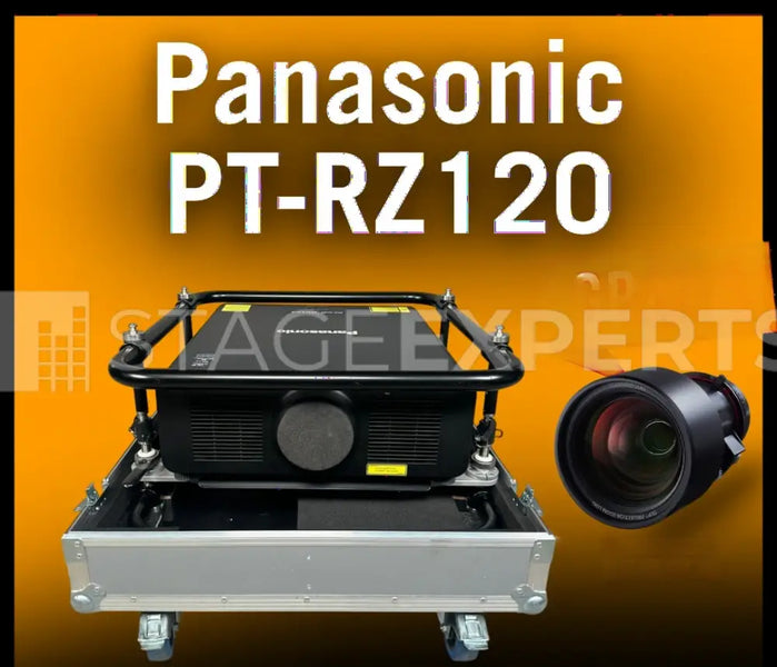 Panasonic PT-RZ120 Projector with Lens, Frame & Case - Event Kit