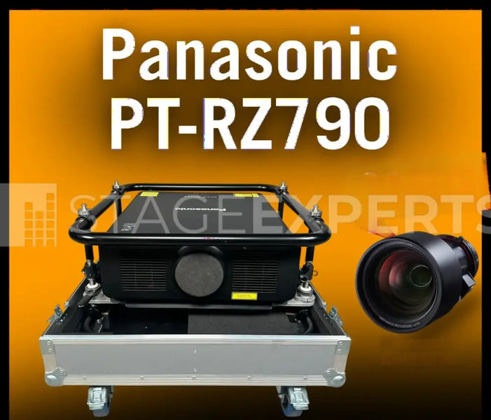 Panasonic PT-RZ790 Laser Projector + Frame, Case & Lens