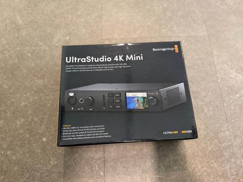 Blackmagic Design UltraStudio 4K Mini + Rack Shelf Bundle
