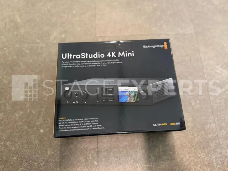 Blackmagic Design UltraStudio 4K Mini + Rack Shelf Bundle