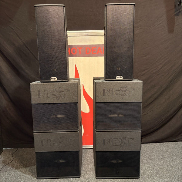 NEXT proaudio HFA212.218 PA System B‑Stock | 2 Tops + 4 Subs