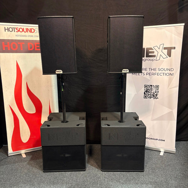 NEXT proaudio HFA115 + 118sHP Club PA Set B-Stock | 2 tops, 2 subs