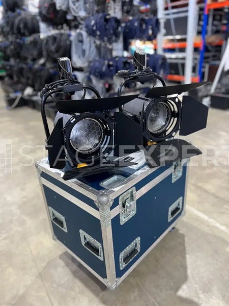 ARRI T2 P.O. Fresnel Set with Amptown Case & Clamps – 2x