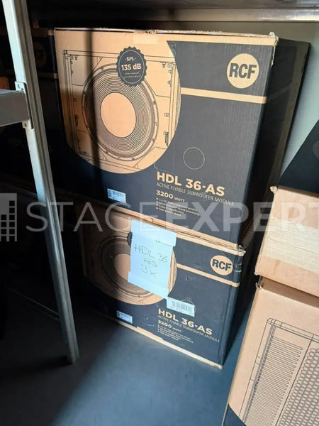 RCF HDL 36-AS Subwoofer – 15-inch Flyable, 3200W Peak