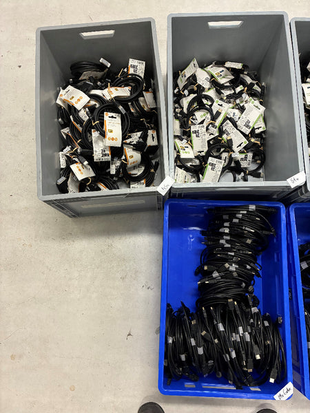 HDMI Cables 4K 30Hz Job Lot – Mixed Lengths (324 pcs)
