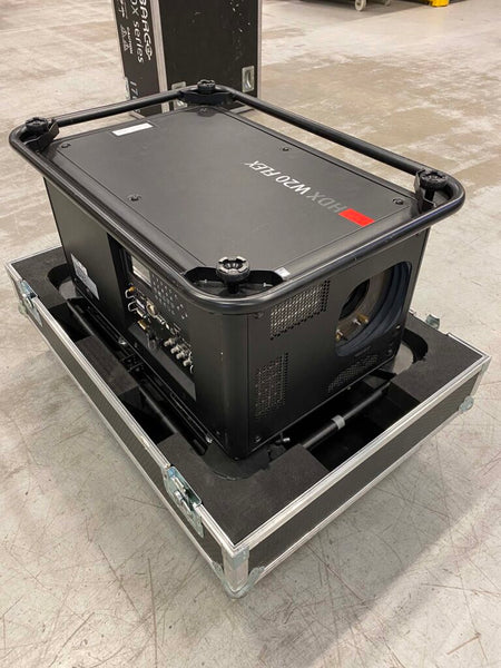 Barco HDX‑W20 FLEX 20K WUXGA 3‑DLP Event Projector – Touring‑grade