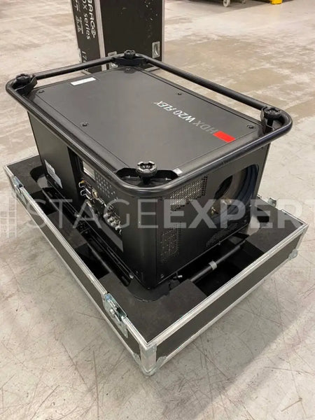 Barco HDX‑W20 FLEX 20K WUXGA 3‑DLP Event Projector – Touring‑grade