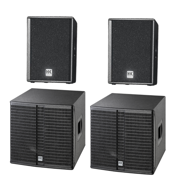 HK Audio Gala Sub 15 + LUCAS Alpha Active B‑Stock PA System