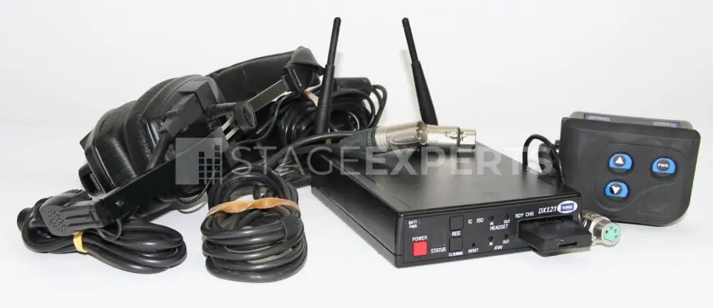 Clear-Com DX121 Intercom System | Wireless Base & Beltpack