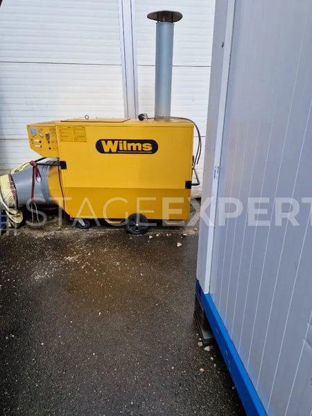 Wilms Oil Blower Heating System – 4 x 150 kW + Fuel Tanks