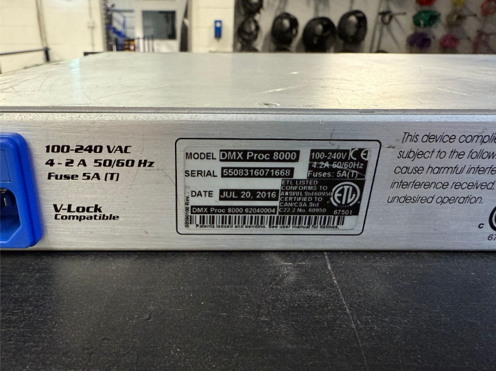 HES Hog 4 DP 8000 DMX Processor