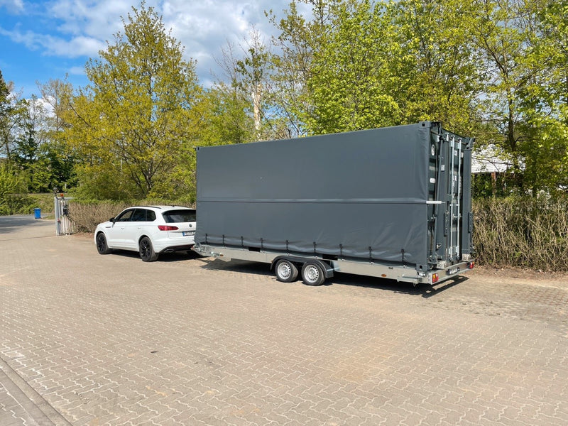 20ft Side-Open Container Bar with Trailer & Unload System