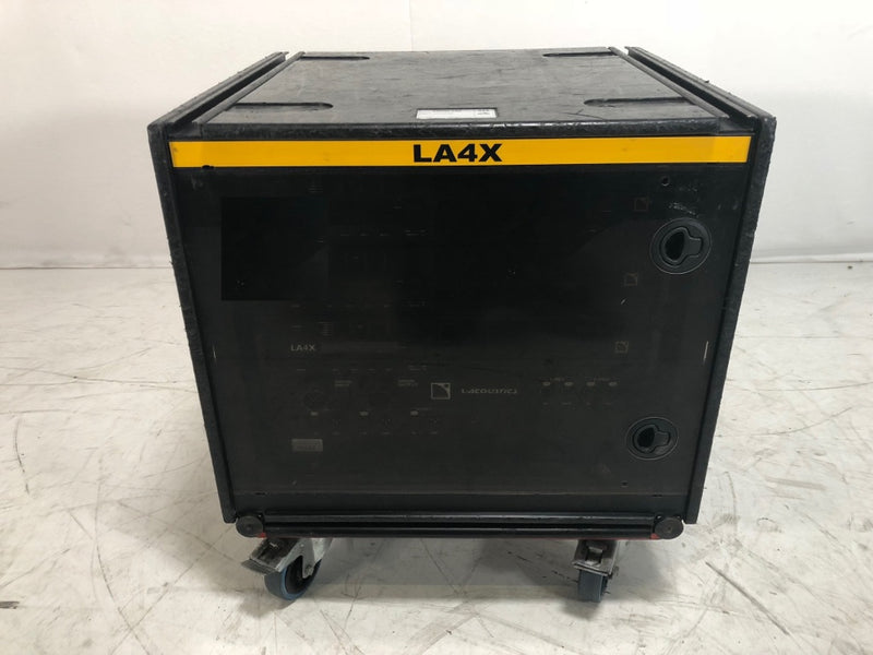 L-Acoustics LA4X Amp Rack: 3x LA4X + LA Power Panel