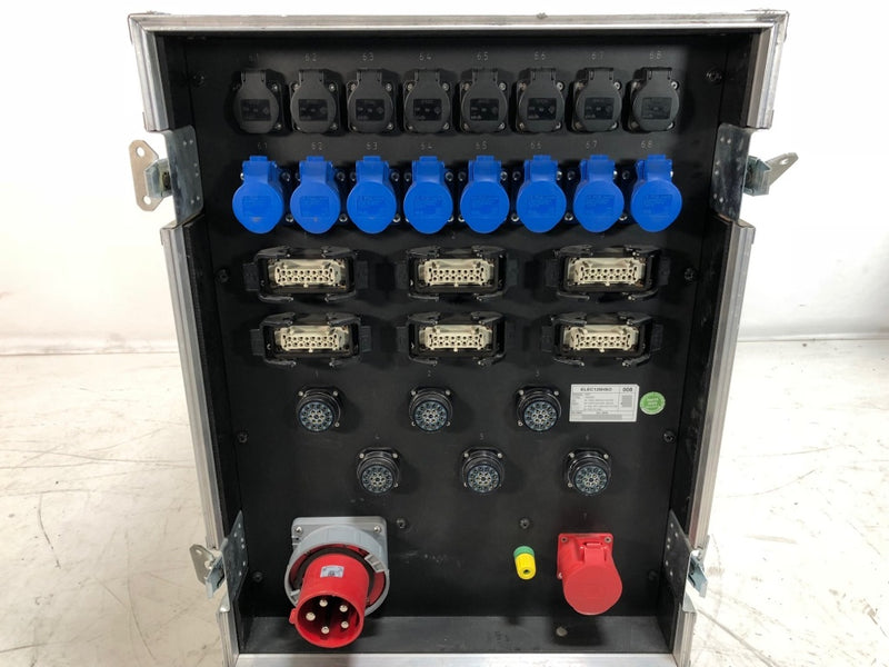 AED PSU CEE 125A IN Mains Distribution Set – 4 Units with Cases
