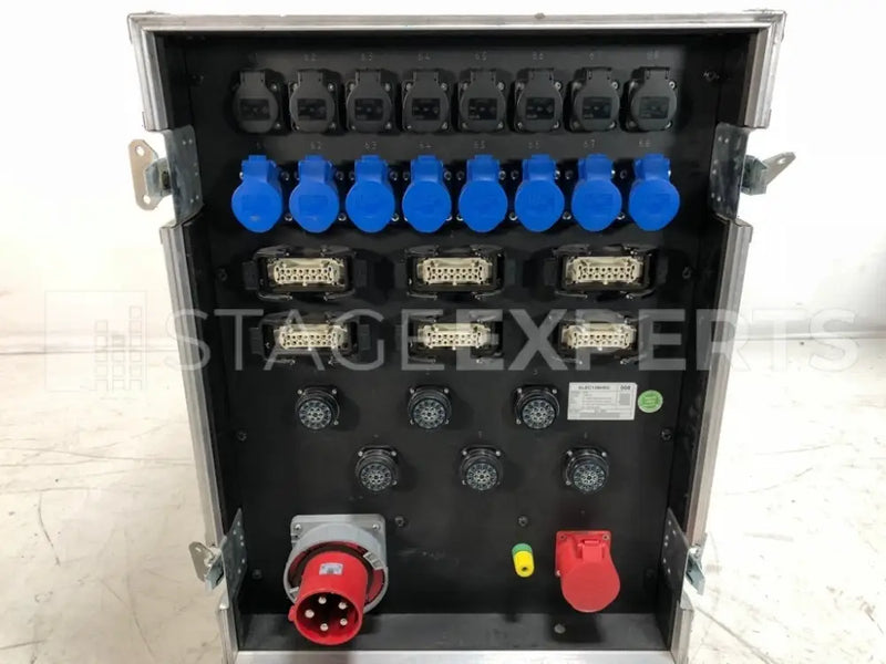 AED PSU CEE 125A IN Mains Distribution Set – 4 Units with Cases