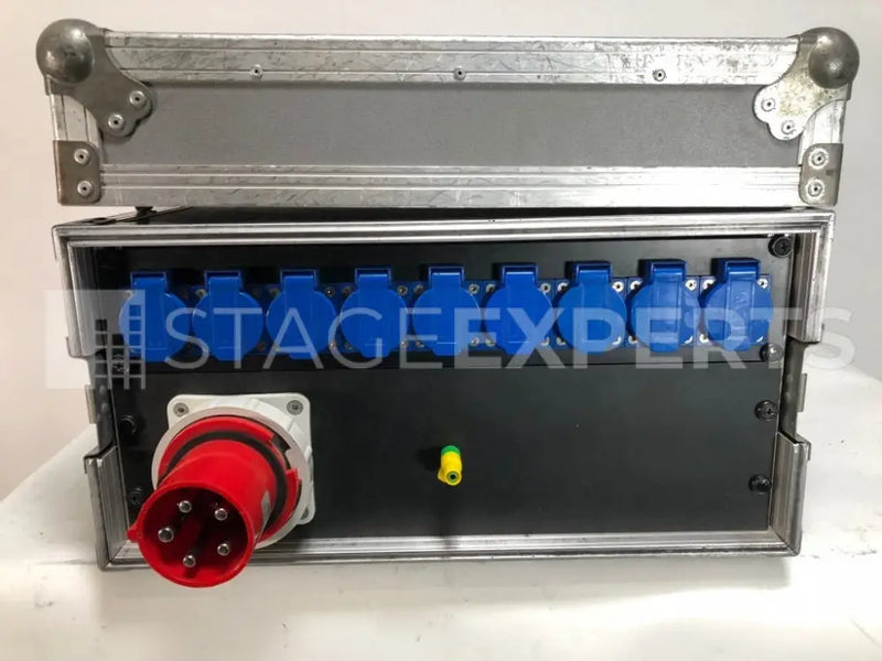 AED PSU CEE 63A Power Distributor with E‑Stop | Touring