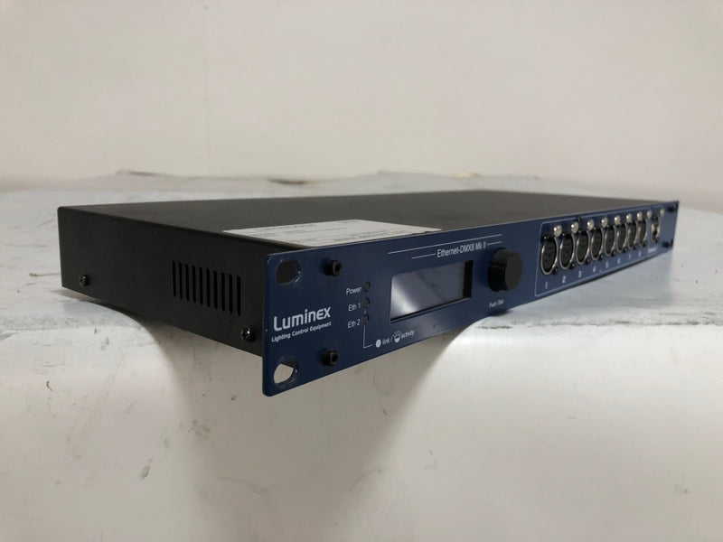 Luminex ETH-DMX8 MKII Ethernet–DMX Node, 8 Outputs
