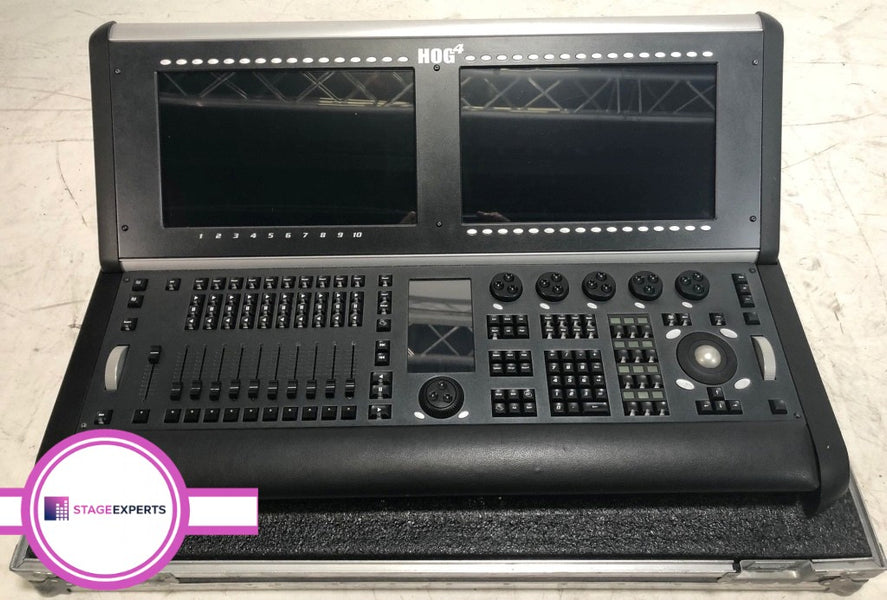 HES Hog 4 Lighting Console – Dual 18.5in Touch Screens